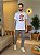 CAMISETA MASCULINA DTF FLAMENGO - BRANCO - Imagem 3