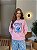 MOLETOM DTF STITCH MICHIGAN - ROSA BEBÊ - Imagem 1