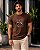 CAMISETA MASCULINA DTF RODEO - MARROM - Imagem 1