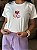 T-SHIRT DTF CORAÇÕES COLORIDOS - OFF WHITE - Imagem 3