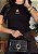 T-SHIRT CANELADA BORDADO COURO BOTA - PRETO - Imagem 4