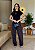 T-SHIRT CANELADA BORDADO COURO BOTA - PRETO - Imagem 3