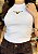 T-SHIRT CANELADA BORDADO BOI VAZADO - BRANCO - Imagem 2