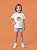 T-SHIRT INFANTIL DTF CACHORRO DONUTS - OFF WHTE - Imagem 1