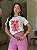 T-SHIRT DTF LAGOSTA CORAÇÕES - BRANCO - Imagem 1