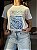 T-SHIRT DTF PAISAGEM MAR AZUL - OFF WHITE - Imagem 3