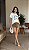 T-SHIRT DTF TEAL GIRLY - OFF WHITE - Imagem 3