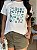 T-SHIRT DTF TEAL GIRLY - OFF WHITE - Imagem 4