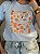 T-SHIRT DTF ORANGE GIRLY - AZUL CÉU - Imagem 2