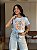 T-SHIRT DTF ORANGE GIRLY - AZUL CÉU - Imagem 1