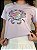 T-SHIRT DTF CARANGUEJO FLORAL - LILÁS - Imagem 2