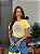 T-SHIRT DTF TARTARUGA LISTRAS - AMARELO MANTEIGA - Imagem 1