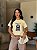 T-SHIRT DTF DOGUE MODERN - AMARELO MANTEIGA - Imagem 1
