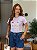 T-SHIRT DTF MOSAICO IT GIRL - LILÁS - Imagem 1