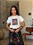 T-SHIRT DTF CONCHA LISTRAS - OFF WHITE - Imagem 1