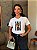 T-SHIRT DTF ARARA LISTRAS - OFF WHITE - Imagem 1