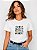 T-SHIRT DTF GIRL POWER FLORAL - OFF WHITE - Imagem 1
