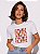 T-SHIRT DTF LAGOSTAS COLORIDAS - BRANCO - Imagem 1