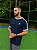 CAMISETA MASCULINA ADIDAS LISTRAS C/PUNHO - AZUL MARINHO - Imagem 1