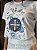 T-SHIRT DTF MEDALHA DE SÃO BENTO FLORAL - OFF WHITE - Imagem 4