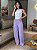 REGATA CANELADA BICOLOR (AZUL) - OFF WHITE - Imagem 3