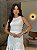 REGATA CANELADA BICOLOR (ROSA) - OFF WHITE - Imagem 1
