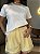 T-SHIRT LISA BICOLOR (AMARELO) - OFF WHITE - Imagem 4