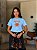 T-SHIRT DTF WHTE FOX - AZUL CÉU - Imagem 1