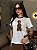 T-SHIRT DTF BICOLOR URSA POA MARROM - OFF WHITE(MARROM) - Imagem 1