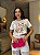 T-SHIRT DTF BICOLOR TI AMO - OFF WHITE(ROSA) - Imagem 1