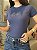 T-SHIRT CANELADA COLCCI (PRATA) - AZUL MARINHO - Imagem 4