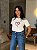 T-SHIRT DTF TERÇO FLORAL - OFF WHITE - Imagem 1