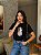 T-SHIRT DTF NOSSA SENHORA EM ORAÇÃO - PRETO - Imagem 1