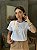 T-SHIRT BORDADA AMADA POR DEUS - BRANCO - Imagem 1
