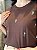 T-SHIRT BORDADA ROSAS - MARROM EXPRESSO - Imagem 2