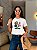 T-SHIRT DTF PATY GIRL NY - OFF WHITE - Imagem 1