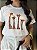 T-SHIRT DTF GIRAFAS - OFF WHITE - Imagem 2