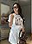 T-SHIRT DTF GIRAFAS - OFF WHITE - Imagem 1