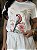 T-SHIRT DTF ARARA VERMELHA - OFF WHITE - Imagem 3