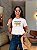 T-SHIRT DTF ONÇA BRASILIDADE - OFF WHITE - Imagem 1