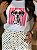 T-SHIRT DTF DALMATA LISTRAS ROSAS - BRANCO - Imagem 3