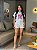 T-SHIRT DTF DALMATA LISTRAS ROSAS - BRANCO - Imagem 4
