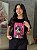 T-SHIRT DTF GATO LENÇO POA - PRETO - Imagem 1