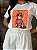 T-SHIRT DTF GATO POA LARANJA - OFF WHITE - Imagem 2