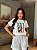 T-SHIRT DTF DALMATA LISTRAS AZUL - OFF WHITE - Imagem 1