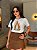 T-SHIRT DTF BICOLOR NOSSA SENHORA - OFF WHITE(MOCACCINO) - Imagem 1