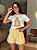 T-SHIRT DTF BICOLOR NOSSA SENHORA - OFF WHITE(AMARELO) - Imagem 1