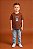 T-SHIRT INFANTIL DTF SPACE ADVENTURE - MARROM - Imagem 1