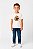 T-SHIRT INFANTIL DTF GOOD THINGS TAKE TIME - OFF WHTE - Imagem 1