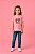 T-SHIRT INFANTIL DTF HELLO KITTY MUNDO KIDS - ROSA CLARO - Imagem 1